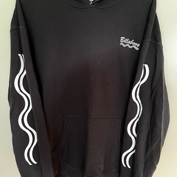 Billabong black and white hoodie - Picture 3 of 6